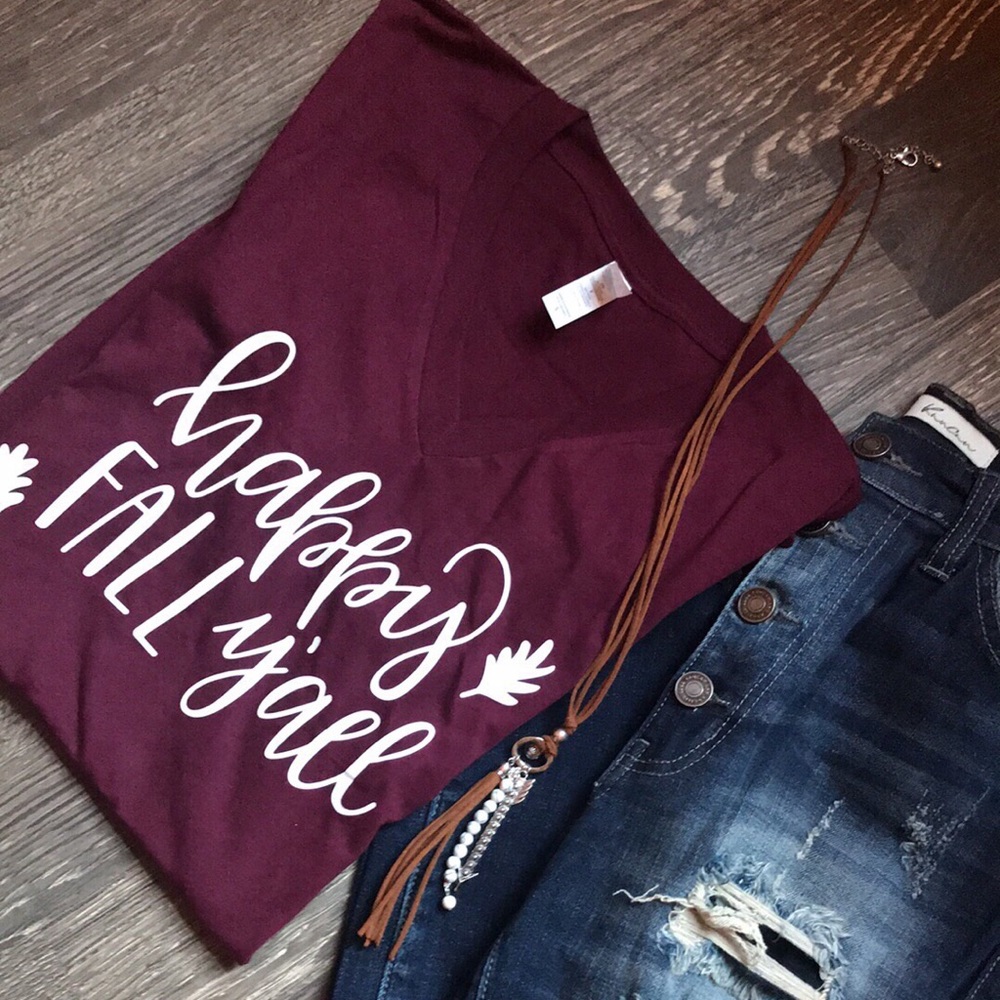 Happy Fall y’all tee!